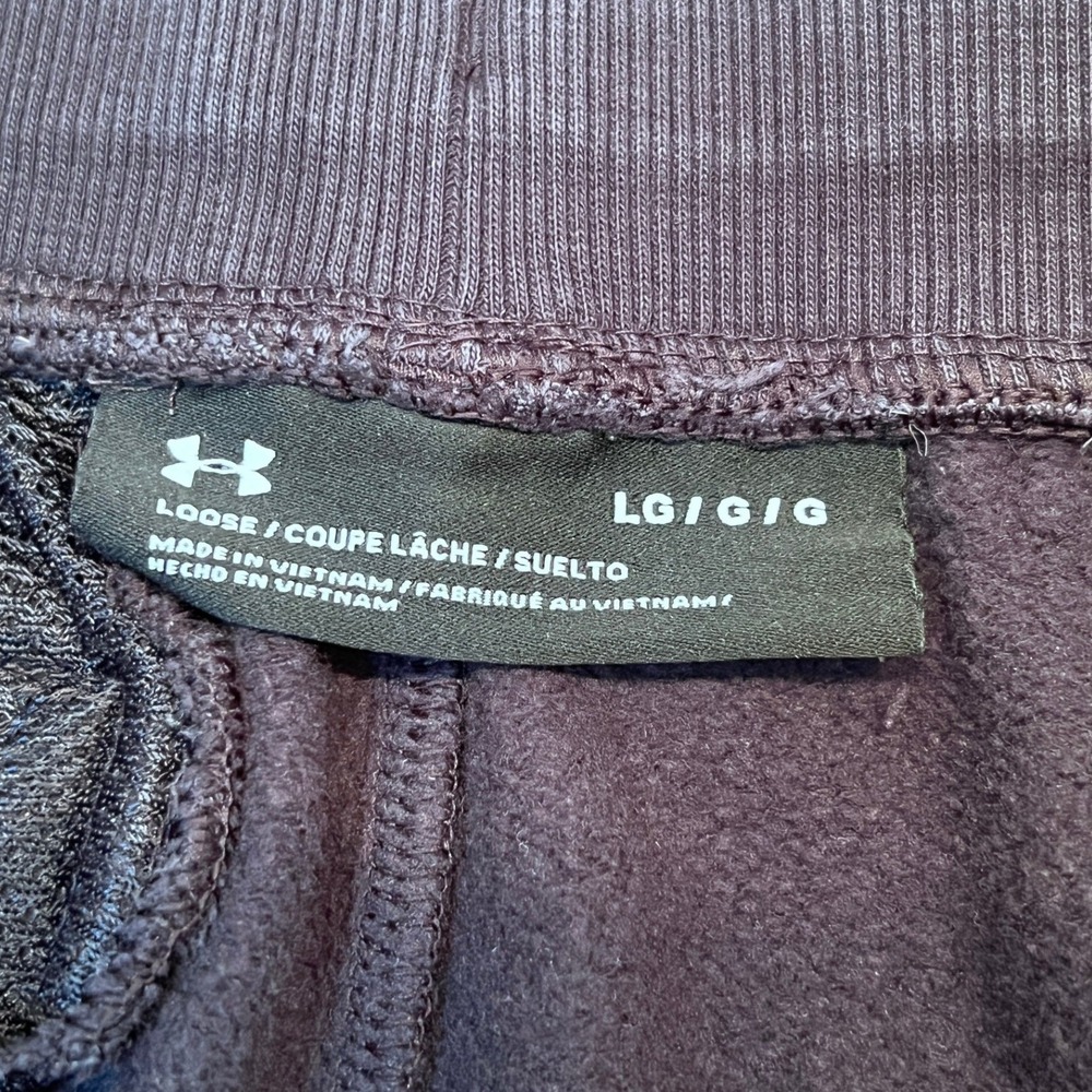 Under Armour Men's Loose Fit Jogger‎ Sweatpants Navy Blue Size Large - Picture 2 of 12